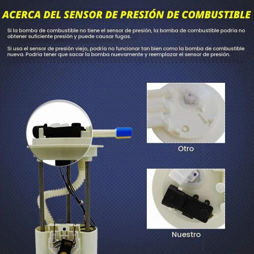 Vista 3 de Módulo de ensamblaje de bomba de combustible E3518M para modelos 2000, 2001, 2002, 2003, 2004 y 2005 del BUICK LESABRE, PONTIAC BONNEVILLE, BUICK