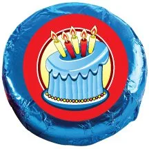 Vista 3 de FELIZ CUMPLEAÑOS - OREOS CUBIERTO DE CHOCOLATE "COOKIE TALK" - Paquete de 12