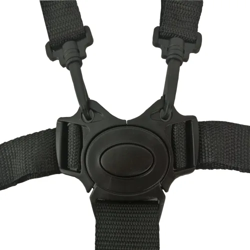 Vista 4 de Arnés de 5 puntos Cinturón de seguridad para bebé, cinturón de seguridad universal para silla alta de madera