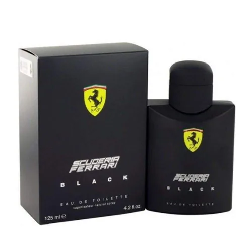 Vista 2 de Ferrari Scuderia Black Eau De Toilette Spray para hombre, 4.2 onzas