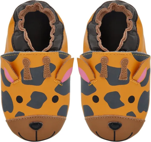 Vista 2 de Momo - Zapatillas de piel unisex con suela suave para niños y niñas