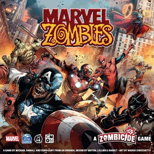 Vista 2 de CMON Marvel Zombies - Un juego de zombicidas: Abraza el hambre mientras los héroes se convierten en muertos vivientes en el último crossover