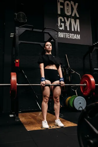Vista 5 de Breaking Limits Ganchos de elevación para levantamiento de pesas (par) - Ganchos de muñeca para levantamiento de pesas, gimnasio, peso muerto