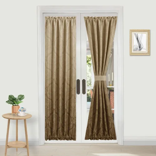 Vista 77 de DWCN Cortinas para Puertas Francesas – Cortinas opacas térmicas con bolsillo para barra para puertas con ventana de cristal, puertas de cocina