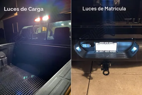 Vista 7 de Xpismii Kit de 12 piezas de luces interiores LED Tundra blancas de 6000K, repuesto para Toyota Tundra de 2 puertas cabina regular 2000 2001 2002