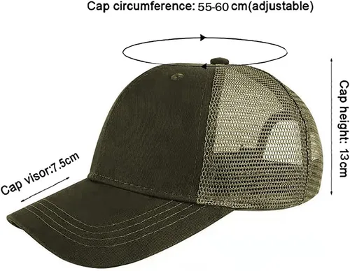 Vista 60 de Gorra de béisbol 100% algodón clásico deportivo casual gorra de golf Sunhat tamaño ajustable