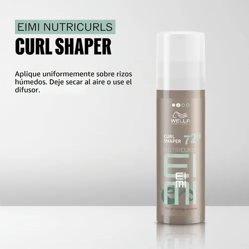 Vista 2 de Wella EIMI Nutricurls - Moldeador de rizos, crema en gel con acabado pulido, 5 onzas