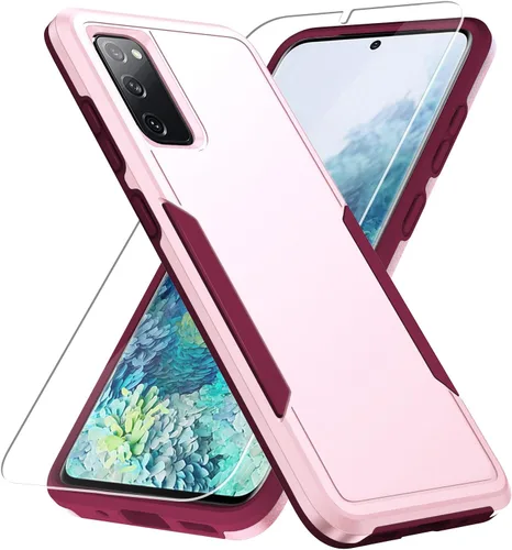 Vista 9 de Samung S20 FE 5G - Funda protectora para Samsung Galaxy S20 FE 5G, con protector de pantalla [probada contra caídas de grado militar], funda Negro