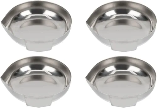 Vista 10 de Cabilock Báscula de cocina digital Bandeja de metal para joyeros, báscula de 2 piezas, pesaje de barcos, placa de pesaje de barcos, plato de pesaje