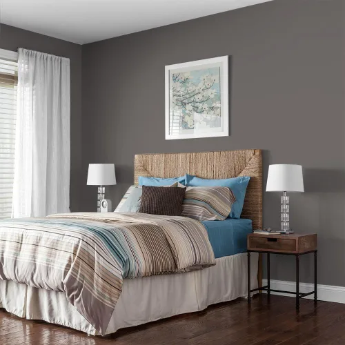 Vista 15 de Glidden Pintura Interior + Imprimación: Gris/Plata Antigua, Una Capa, Satinado, 1 Galón