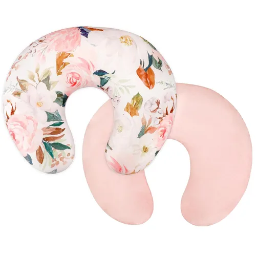 Vista 10 de DILIMI Funda de almohada de lactancia, fundas de lactancia suaves y elásticas para almohadas de lactancia, 1 paquete de funda reversible extraíble