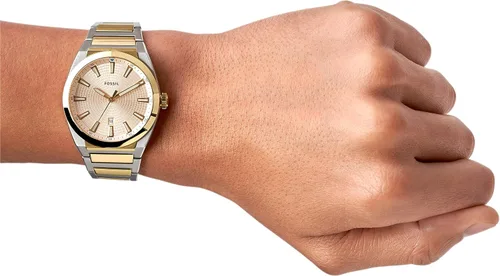 Vista 5 de Fossil Everett - Reloj de cuarzo de acero inoxidable para hombre