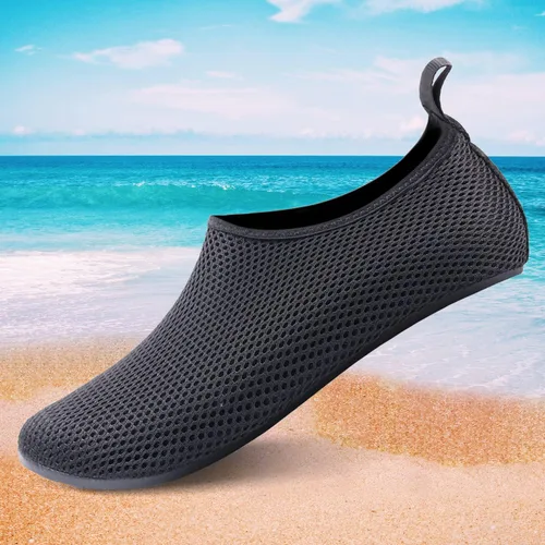 Vista 3 de North Bund Zapatos de agua para hombre y mujer, secado rápido, calcetines deportivos acuáticos para yoga, natación, playa, surf