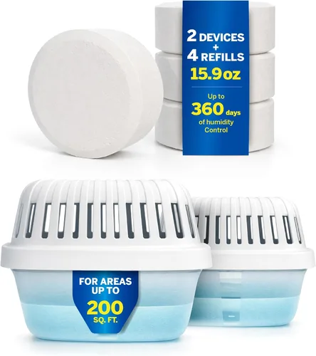 Vista 6 de HUMYDRY USA4311803C6 - Recambio de absorción de humedad sin perfume, 15.9 onzas, paquete de 3