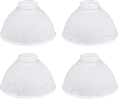 Vista 16 de Aspen Creative 23178-65-4 Pantalla de vidrio de repuesto para ventilador de techo con forma de campana de alabastro transicional, ajuste de 2-1/8