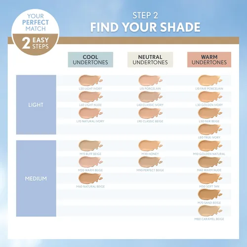 Vista 7 de COVERGIRL TruBlend Base Líquida Mate Hecha, Beige Arena