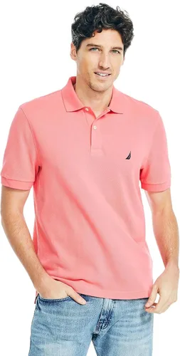 Vista 154 de Nautica playera polo clásica de mangas cortas, color sólido, para hombre