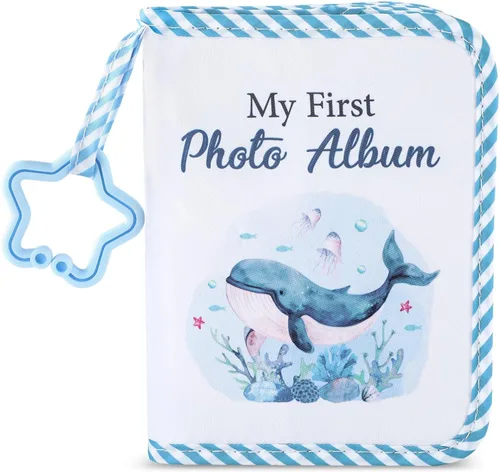 Vista 23 de Baby's My First Family Álbum Familiar Mi Primer Álbum de Fotos Suave Libro de Tela con Fotos Adventure Land My First Book of Photos Álbum