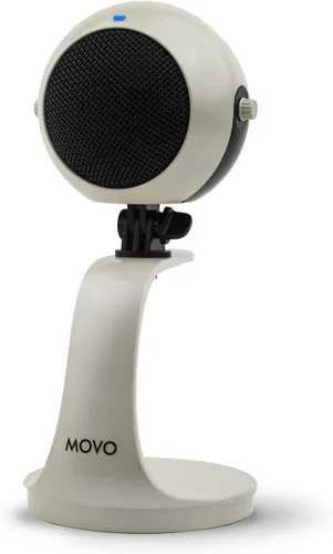 Vista 12 de Micrófono USB Movo WebMic para codificación IA, indicaciones de voz y dictados Negro
