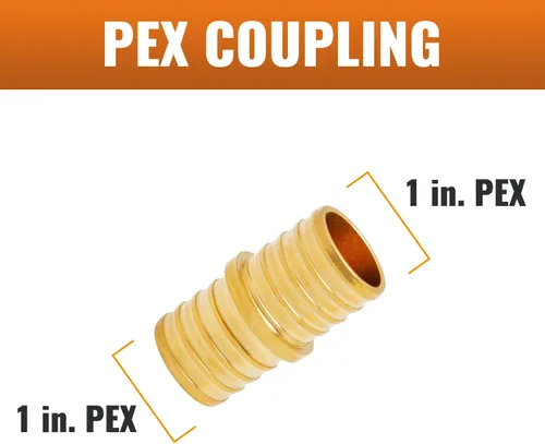Vista 2 de SUNGATOR Paquete de 2 acoplamientos Pex de 1 pulgada, accesorios Pex de 1 pulgada