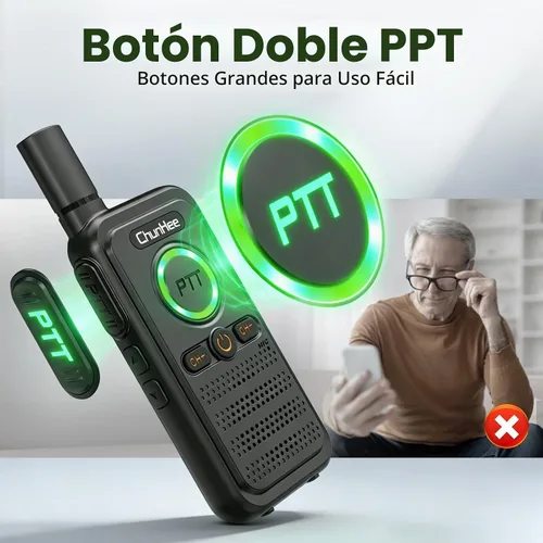Vista 7 de Sistema de intercomunicación inalámbrico de seguridad para el hogar con alarma VOX manos libres y SOS, intercomunicador de 2 vías de largo alcance