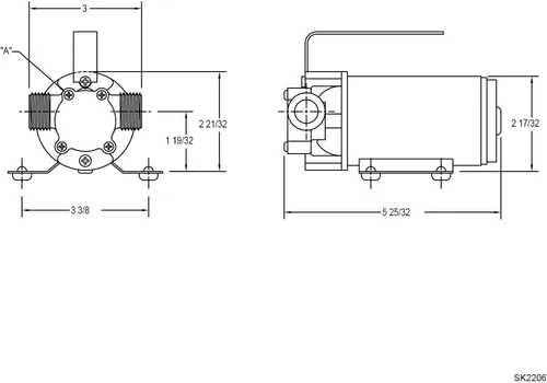 Vista 2 de Zoeller 311-0002 Bomba de utilidad no sumergible monofásica Mighty Mover de 115 voltios para deshidratación