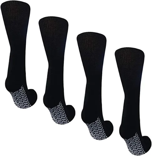 Vista 6 de Personal Touch Calcetines unisex para hombre o mujer, para diabéticos, cómodos, para hospital, 9 pares