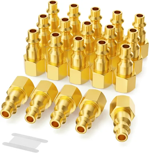 Vista 19 de GASHER 10PCS 1/2" FNPT x 1/2" Flow Industrial Air Plug