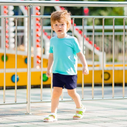 Vista 7 de Resinta Paquete de 4 pantalones cortos unisex de algodón transpirable para bebés y niños pequeños