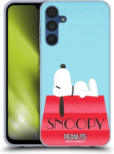 Vista 100 de Head Case Designs Snoopy Deco Dreams - Funda de gel con licencia oficial de Peanuts Blue Pattern [protección de grado militar] compatible con Google