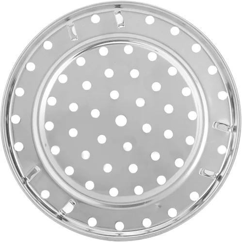 Vista 7 de Soporte de vapor, estante de vapor de acero inoxidable, inserto redondo para bandeja de vapor, estante de bandeja accesorios de cocina para ollas