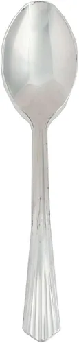Vista 6 de Efavormart - Paquete de 125 cucharas de plástico resistente Chambury de 7 pulgadas, cubiertos de plástico para bodas, cumpleaños, ocasiones de lujo