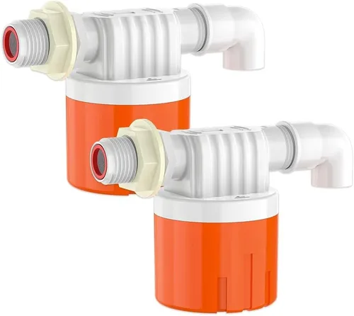 Vista 5 de Válvula de bola flotante para tanque de agua, bebedero automático con válvula flotante de control de nivel de agua Aqua Pulse para piscina