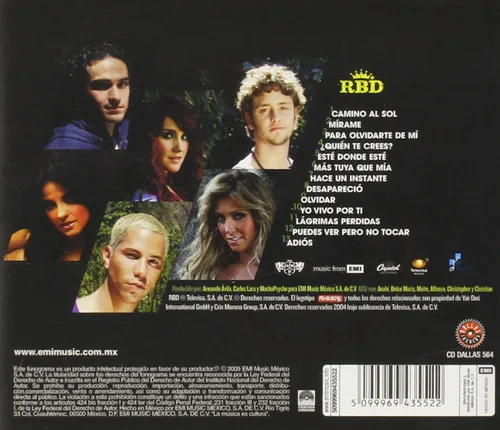 Vista 2 de RBD - Para Olvidarte de M *