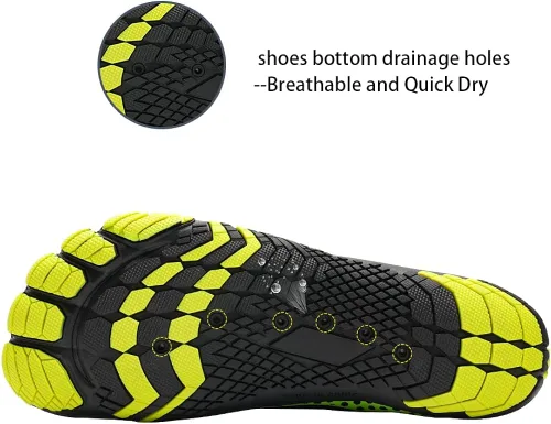 Vista 4 de Zapatos de agua para hombre y mujer descalzos de buceo zapatos de natación para deportes acuáticos antideslizantes zapatos acuáticos para piscina