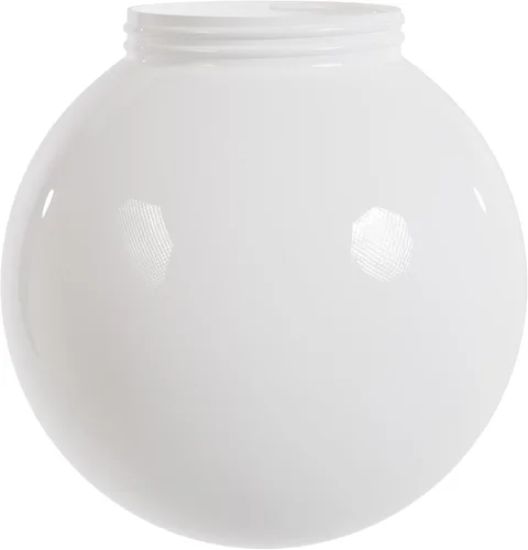 Vista 30 de KASTLITE Cubierta de bombilla de globo de 6 pulgadas con cuello roscado de 3.25 pulgadas, repuesto de plástico acrílico para pantallas de techo