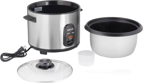 Vista 2 de Brentwood TS-20 Olla arrocera, 10 tazas, acero inoxidable
