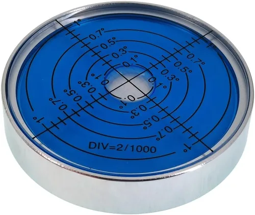 Vista 10 de 6'/0.079 in Punto de alta precisión Nivel Universal Burbuja Metal Bubble Water Leveler Cross Gauge Pequeño Hogar (negro verde)