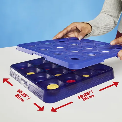 Vista 7 de Connect 4 Frenzy Game Discos de rebote 4 The Win Juegos de fiesta familiar para niños, adolescentes y adultos A partir de 8 años 2 a 6