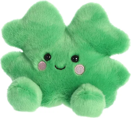 Vista 6 de Aurora® Adorable Palm Pals™ Chance Clover™ - Divertido peluche coleccionable para coleccionistas de niños y adultos, perfecto para decorar