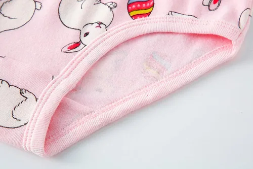 Vista 6 de Family Feeling Ropa interior para niña pequeña, bragas para niños grandes, ropa interior suave, 100% algodón