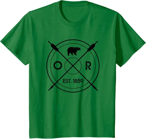 Vista 38 de Oregon Beaver State Bear OR Est. 1859 - Camiseta de regalo, gris, S