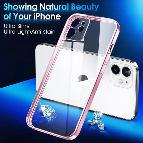 Vista 704 de Supdeal Funda cristalina transparente para iPhone 11, [No se amarillea] [Protección de la cámara] [Probado contra caídas de grado militar] Funda