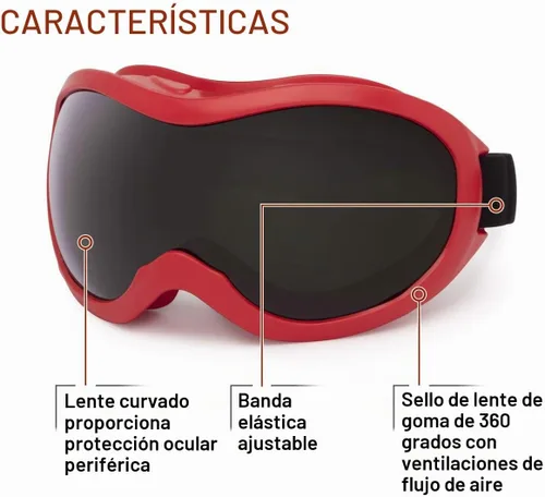 Vista 3 de Lincoln Electric Gafas de corte y molienda Shade 5 Anti niebla Anti Scratch K3118-1