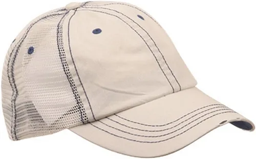 Vista 3 de W40S62B gorra de malla y algodón especial discreta, talla única , Putty