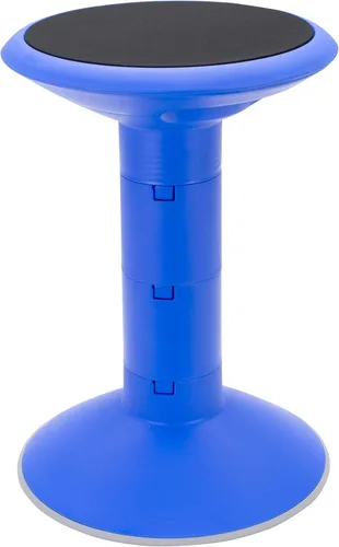 Vista 10 de Storex - Taburete de altura ajustable para asignación activa de asientos en el aula Azul