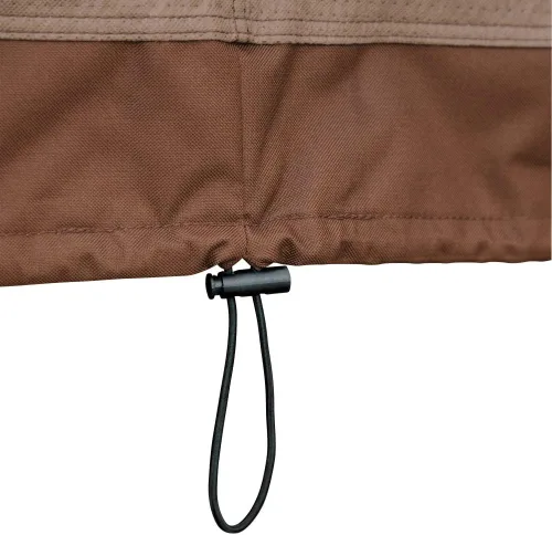Vista 4 de DUCKCOVERS Ultimate - Funda rectangular impermeable de 72 pulgadas para mesa de patio, cubierta de mesa para exteriores