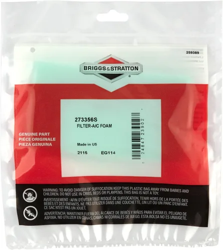 Vista 3 de Briggs & Stratton Filtro de aire de espuma 273356S