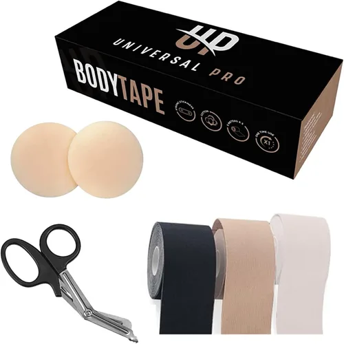 Vista 2 de Boob Tape BoobyTape for Breast Lift Tape A-E Cup Push Up in All Dress Tape with Reusable Nipplecover AdhesiveBob Tape
