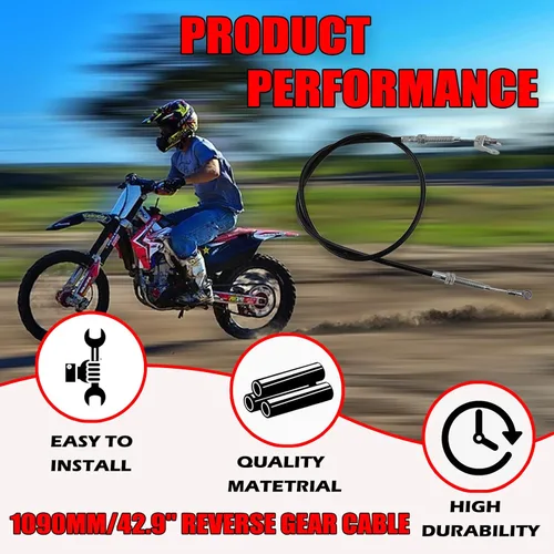 Vista 4 de DEHE 965.2mm/38" Cable de engranaje inverso 110cc 125cc Quad Dirt Bike ATV Dune Buggy Go Kart